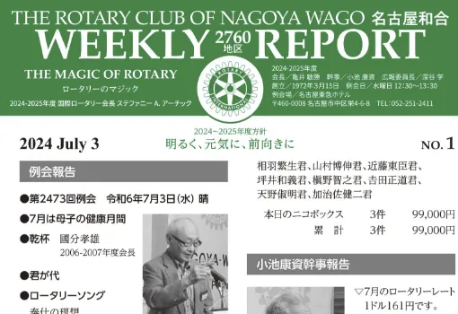 WEEKLY REPORT
